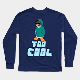 Too Cool Penguin Long Sleeve T-Shirt